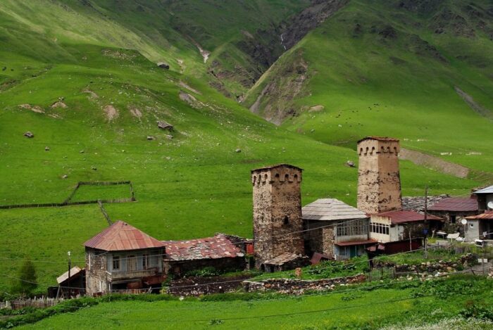 السكن في الريف الجورجي