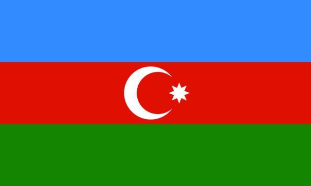 علم أذربيجان الرسمي