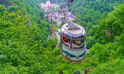 تلفريك مدينة برجومي في جورجيا